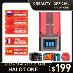 CREALITY – Imprimante 3D Halot One CL 60 en Résine UV, avec Écran LCD, Taille d'Impression OTA de 127x80x160 mm, Appareil à Billes de Photopolymérisation et Rails Linéaires 