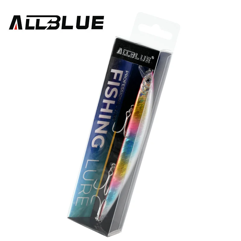 ALLBLUE-스프린트 145S 싱킹 미노우 롱캐스트 저크 베이트, 루어 145mm 22G, 해안 바닷물 농어 인공 미끼 태클