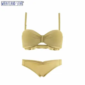 

Tube Tops Strapless Bras Push Up Underwear Sets for Woman Lingerie 2020 Wire Free Brassiere Three Hook-and-Eye Women's Intimates