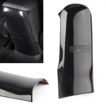 

Car Rear Seat Armrest Box Anti-Kick Trim Carbon Fiber Style For Toyota C-HR CHR 2016 2017 2018 2019 ABS Plastic