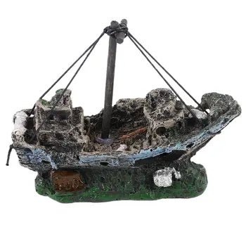 

Pirate Ships In Aquariums Aquarium Landscape Decoration Aquarium Accessories Fish Tank Aquarium Resin Boat Ornament
