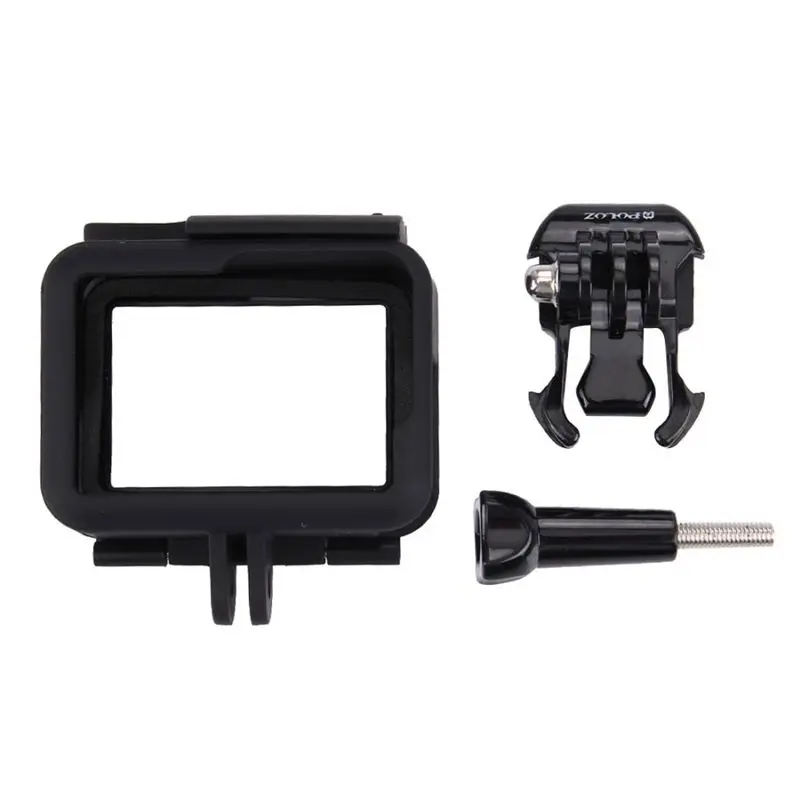 FFYY-PULUZ для GoPro аксессуары ABS пластиковый корпус защитный чехол клетка с пьедесталом и длинным винтом для GoPro HERO5