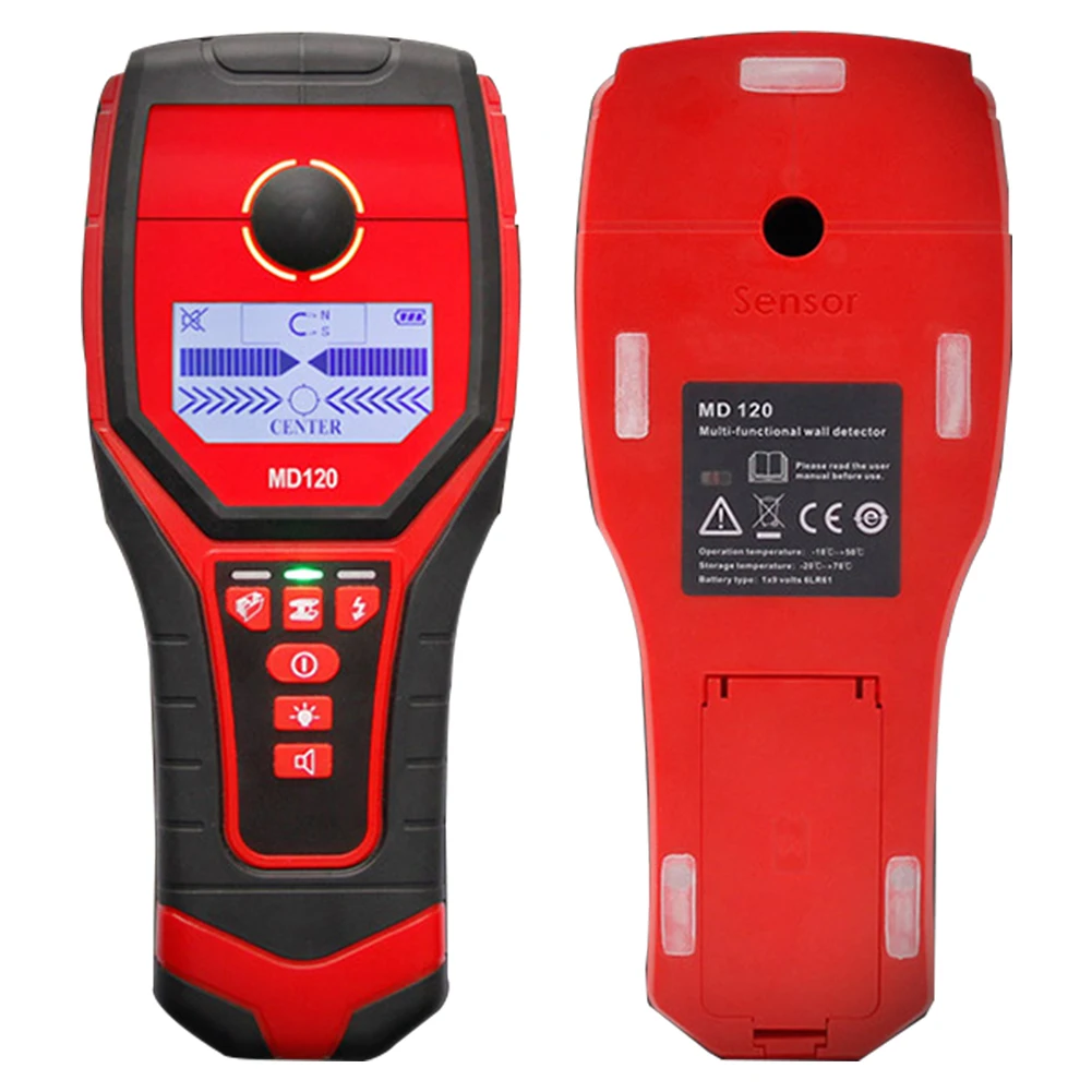 

Easy Operate Auto Off Maintenance Quick Accurate Wall Metal Detector LCD Display Handhold Repair Wood Stud Finder Industrial