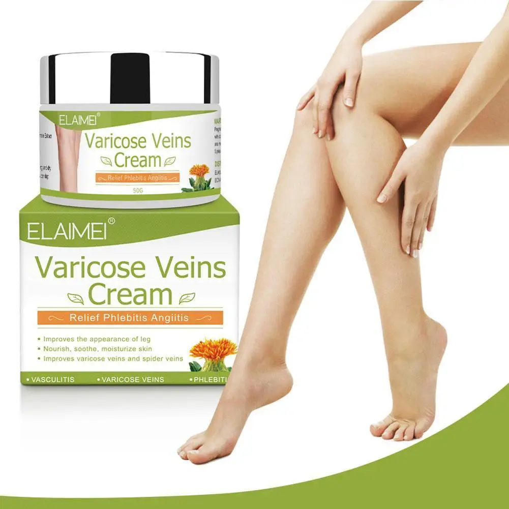 50ml Varicose Vein Ointment Remove Red Blood Streaks Varicosity Veins Angiitis Medical Plaster Vasculitis Phlebitis Spider Cream