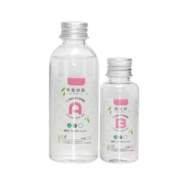 

High Adhesive Art Resin Epoxy AB Crystal Glue Jewelry Making DIY Clear Mixed Accessories Tool Transparent Solvent Resistance