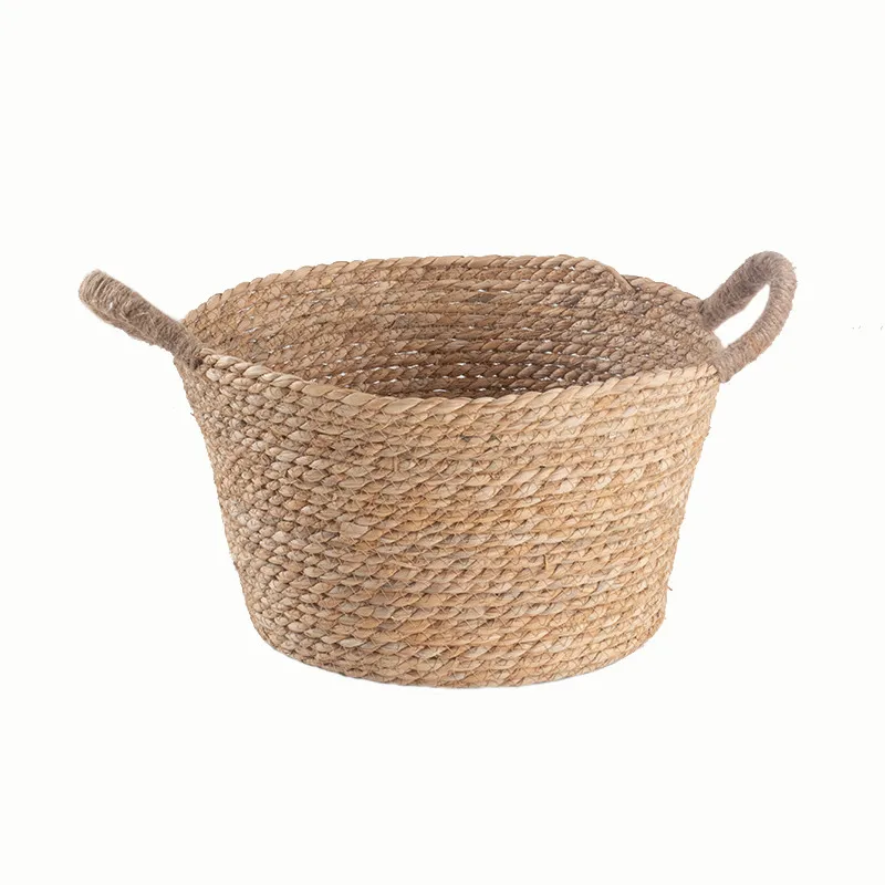 Newborn Photography Props Photography Accessori Natural Straw Hand-woven Basket Fotografia Infantil Baby Milestone Photo Shoot patchi baby souvenirs Baby Souvenirs