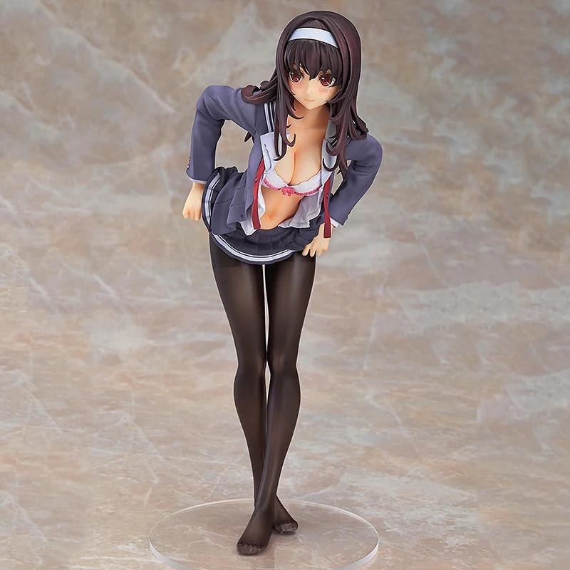 

22CM Anime Saekano How to Raise a Boring Girlfriend Utaha Kasumigaoka School Uniform Elder Sister PVC action figure collection m
