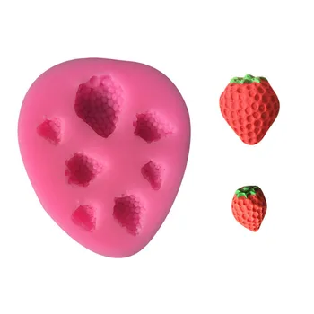 

3D Fruit Strawberry Raspberry Blueberry Silicone Fondant Mold Candy Cake Decor Chocolate Sugarcraft Mould Kitchen Baking Tools