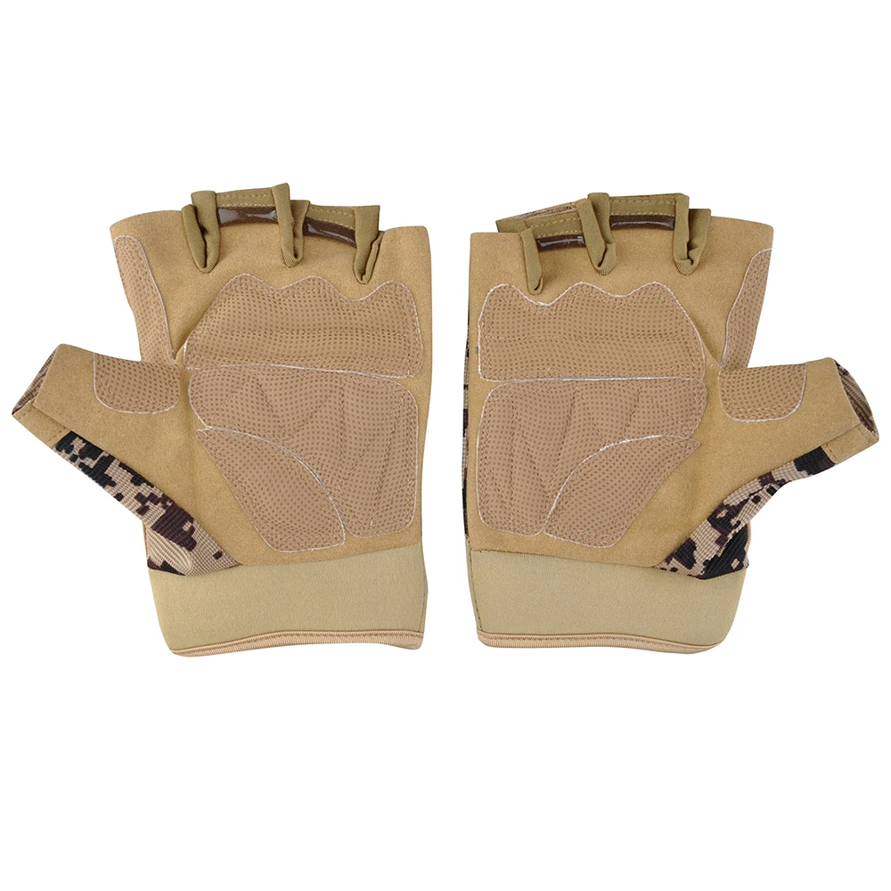 Военные спецназ тактические армейские перчатки скольжения на открытом воздухе мужские боевые перчатки без пальцев стрельба Пейнтбол страйкбол велосипед D40