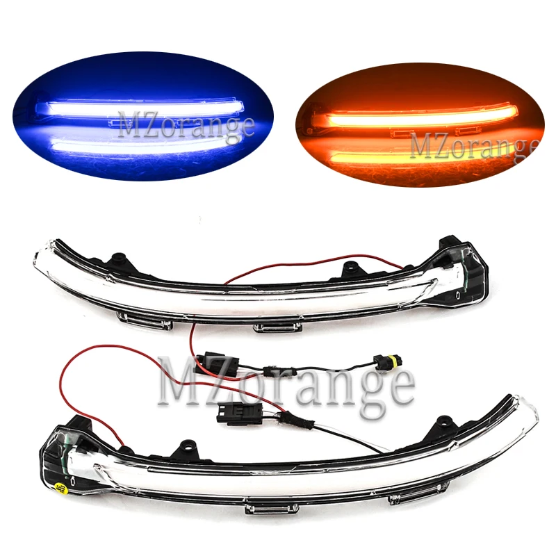 

for VW for Golf MK7 7.5 7 for GTI for Touran 2012-2018 Dynamic Blinker LED Turn Signal Flow LED Side Mirror light rearview light