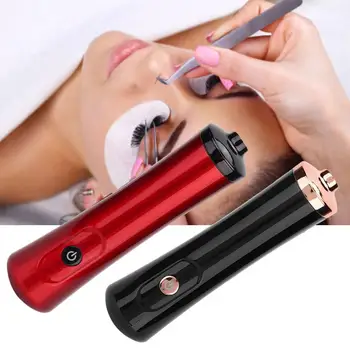 

New Electric Eyelash Glue Shaker for Nail Polish Tattoo Ink Pigment Liquid Shaking Machine with 2pcs Connector 6pcs Glue Cover