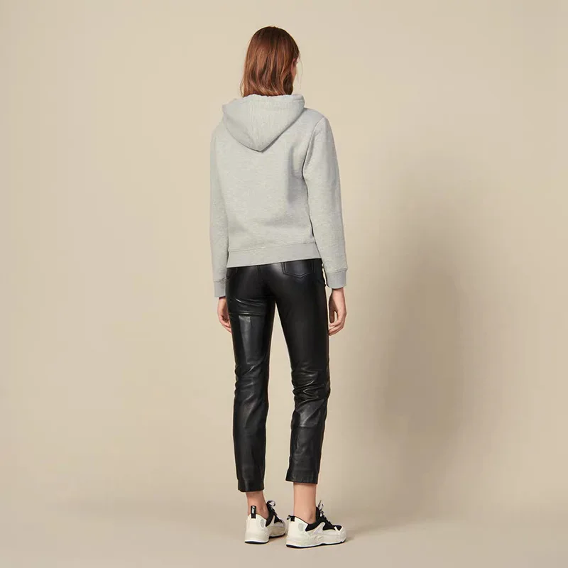 fall and winter new long sleeve letter embroidery beaded women hooded hoodies