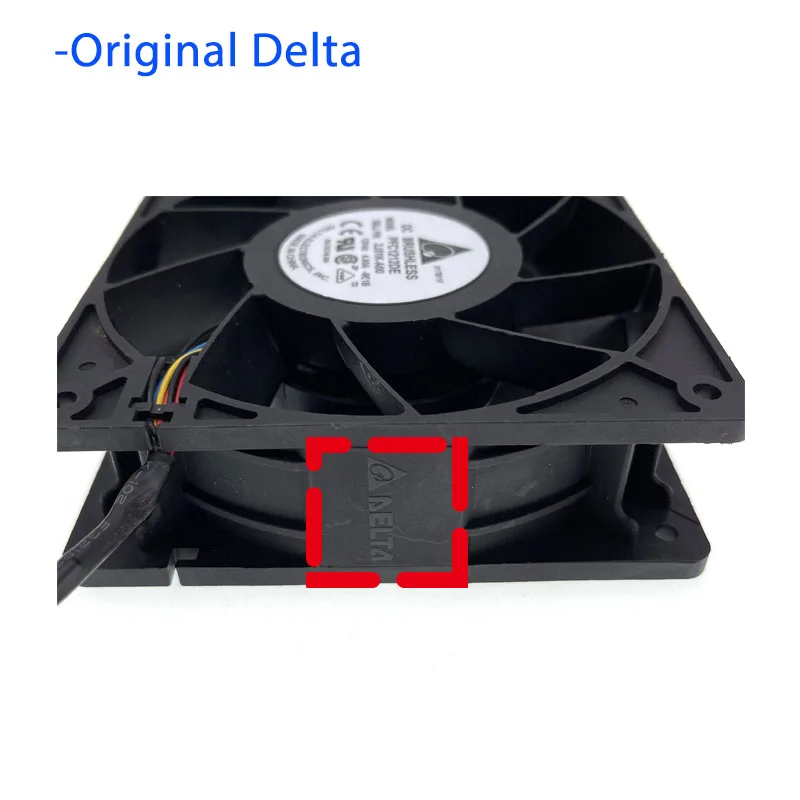 Ventilador de rolamento esférico, 120x120x38mm, 12v para