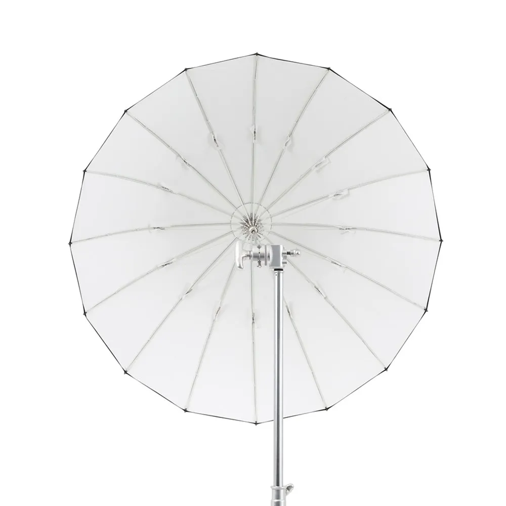 Godox UB-105W 포물선 블랙 화이트 반사 우산, 스튜디오 라이트 우산, 블랙 실버 디퓨저 커버 천, 41 인치, 105cm