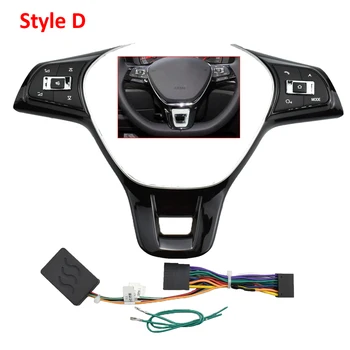 

Multifunction Steering Wheel Button Switch Volume Button Audio Switch Phone Button For V W Golf Steering Wheel Kit