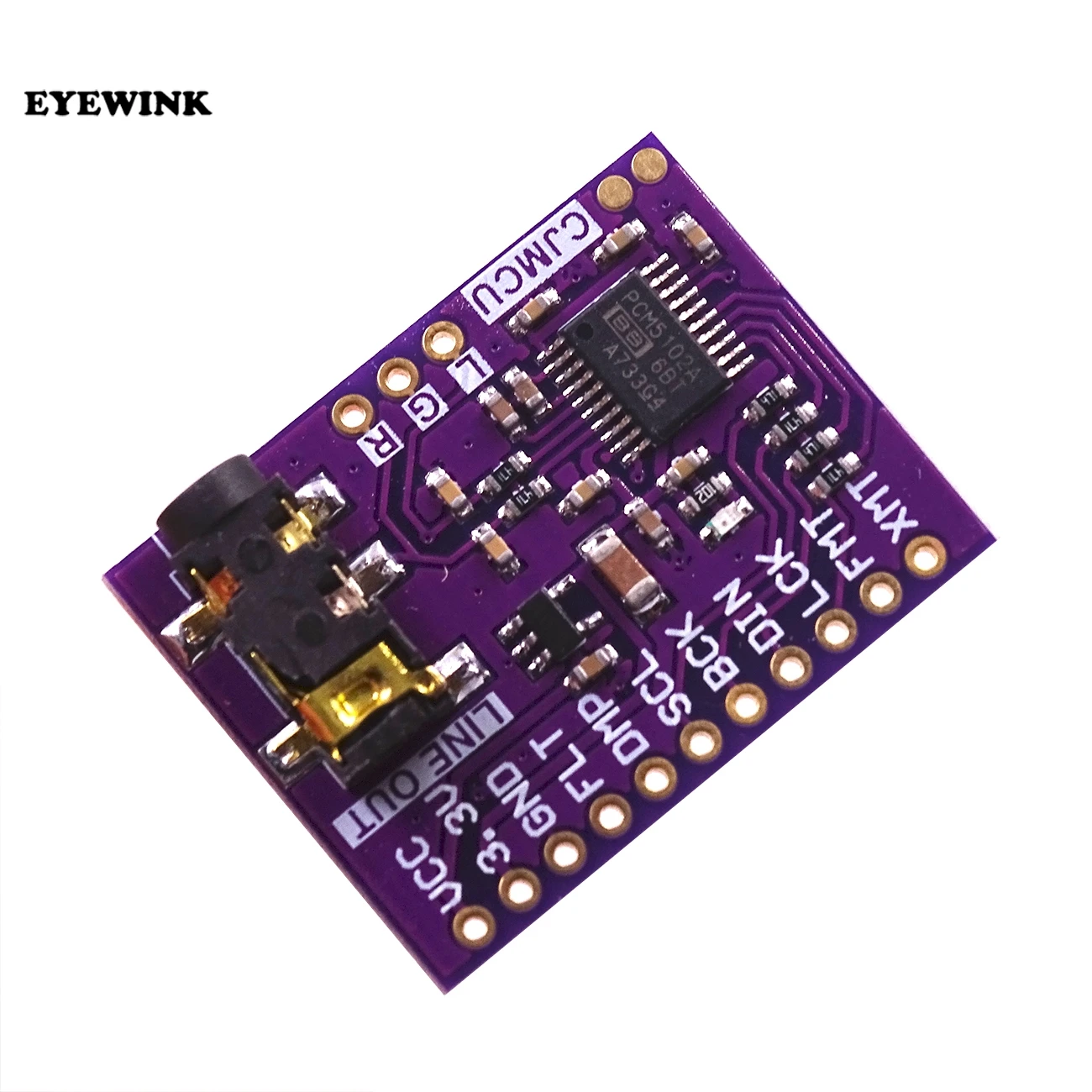 Плата DAC декодера интерфейса I2S PCM5102 модуль плеера для Raspberry Pi pHAT плата формата