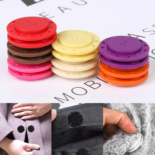 Round Plastic Magnet Buckle Magnetic Button Case Bag Magnet Stone