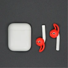 Многоцветный для Airpods 2 Bluetooth беспроводная гарнитура Ушная крышка Нескользящие силиконовые наушники-вкладыши анти-потеря силиконовые наушники/один