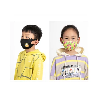 

6PCS For 4-12 Years Old Kids Mouth Mask Cartoon Printed Dust Children Face Masks Washable Reusable Student Kids Mouth Child