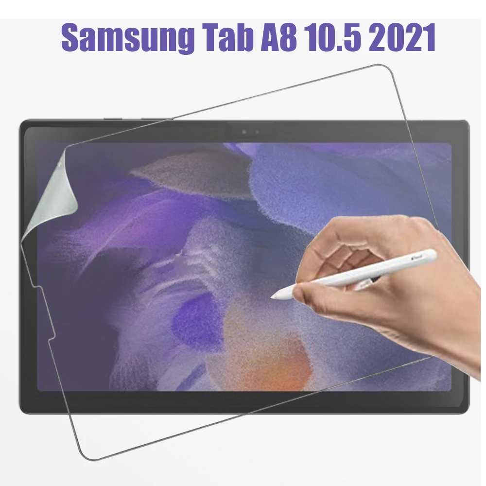 touch pen for pc For Samsung Galaxy Tab A8 10.5 2021 Screen Protector Paper Like Film Tab A 8 10.5'' SM-X200 X205 Writing Painting Soft Film touch pen for pc