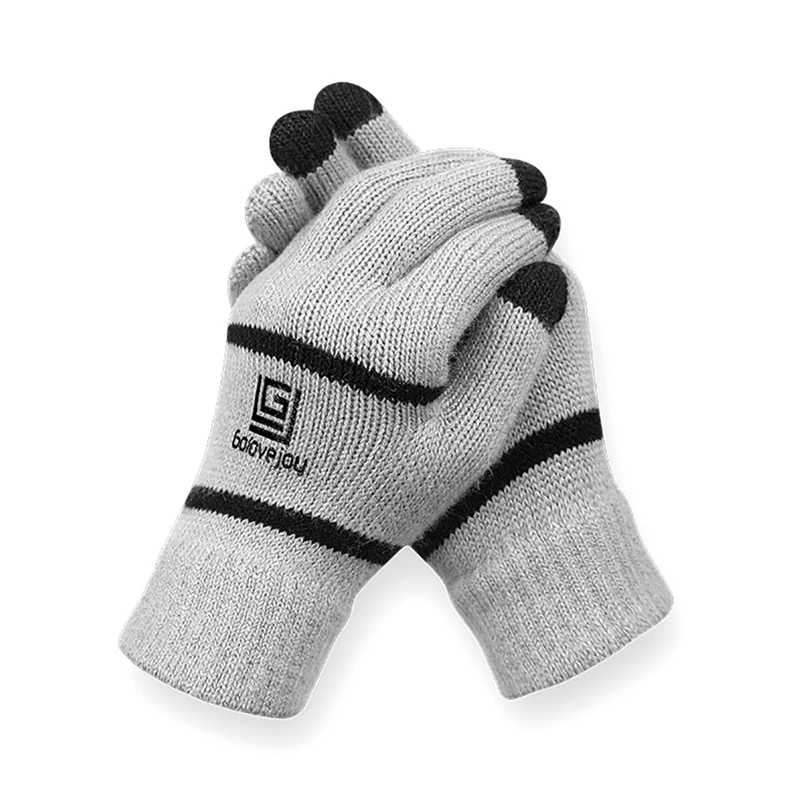 Горячая Распродажа зимние уличные спортивные перчатки для бега теплые перчатки с сенсорным экраном для тренажерного зала и фитнеса для мужчин и женщин вязаные волшебные перчатки - Цвет: H