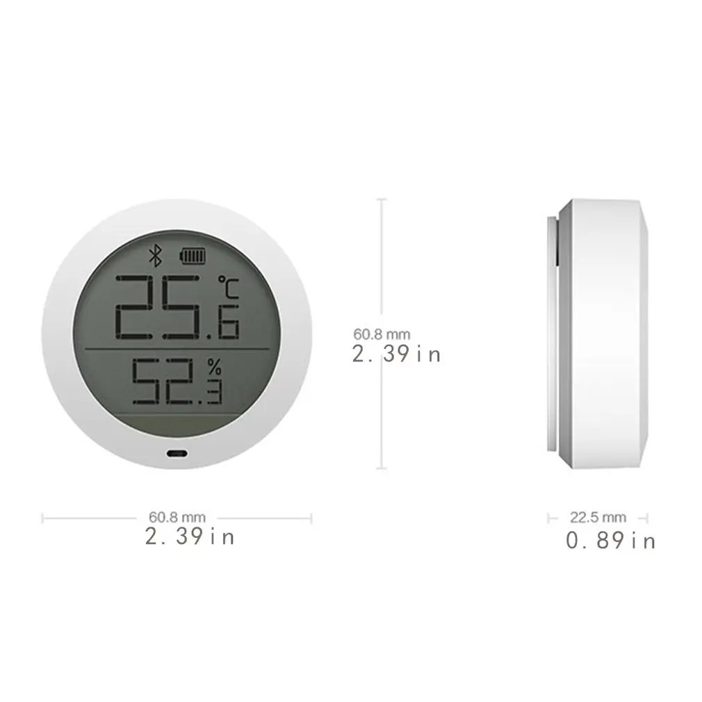 Original Xiaomi Mijia Bluetooth Thermohygrometer Smart Temperature Humidity Sensor Digital Thermometer Moisture Meter Hygrometer