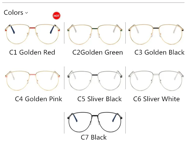 Big Frame Glasses Female Oversized Square Eyeglasses Gold Spectacles Frame Clear Lens Eyewear Optical Myopia Nerd Glasses