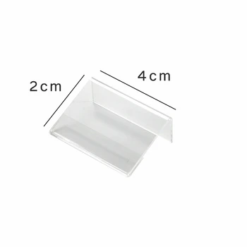 

Mini Sign Display Holder Price Card Tag Label Counter Top Stand 4cm X 2cm 50PCS/Lot