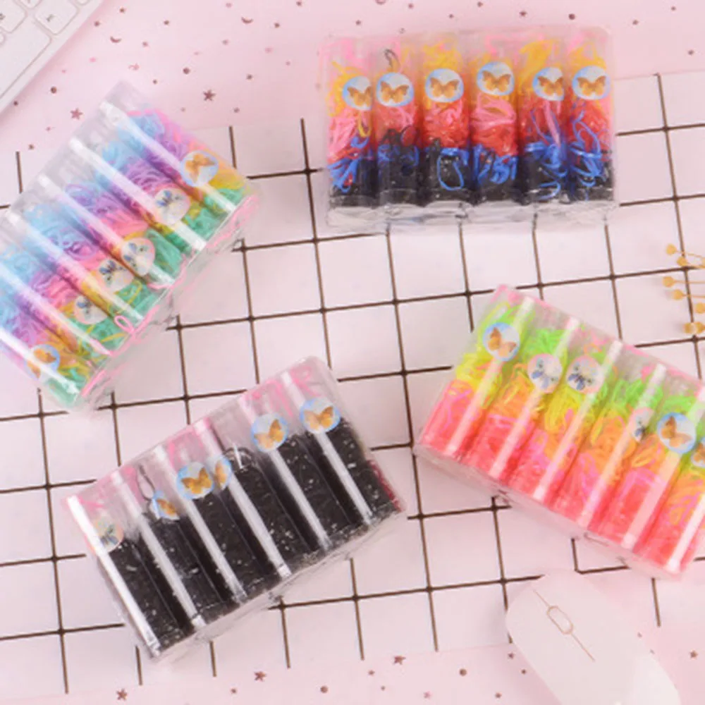 

Baby Girl Disposable Elastics Rubber Hair Bands Children Ponytail Holder Kid Small Ring New Arrival