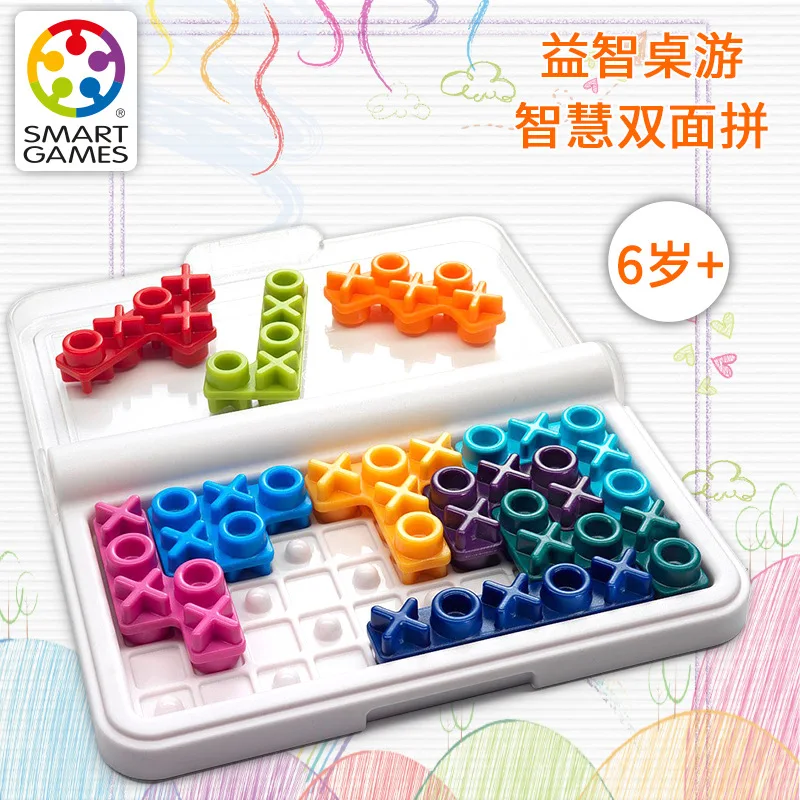 

Belgium Art Games Wisdom Double-Sided Spell IQ Series XOXO Parent And Child Educational Brainy Board Game Toy 6 +