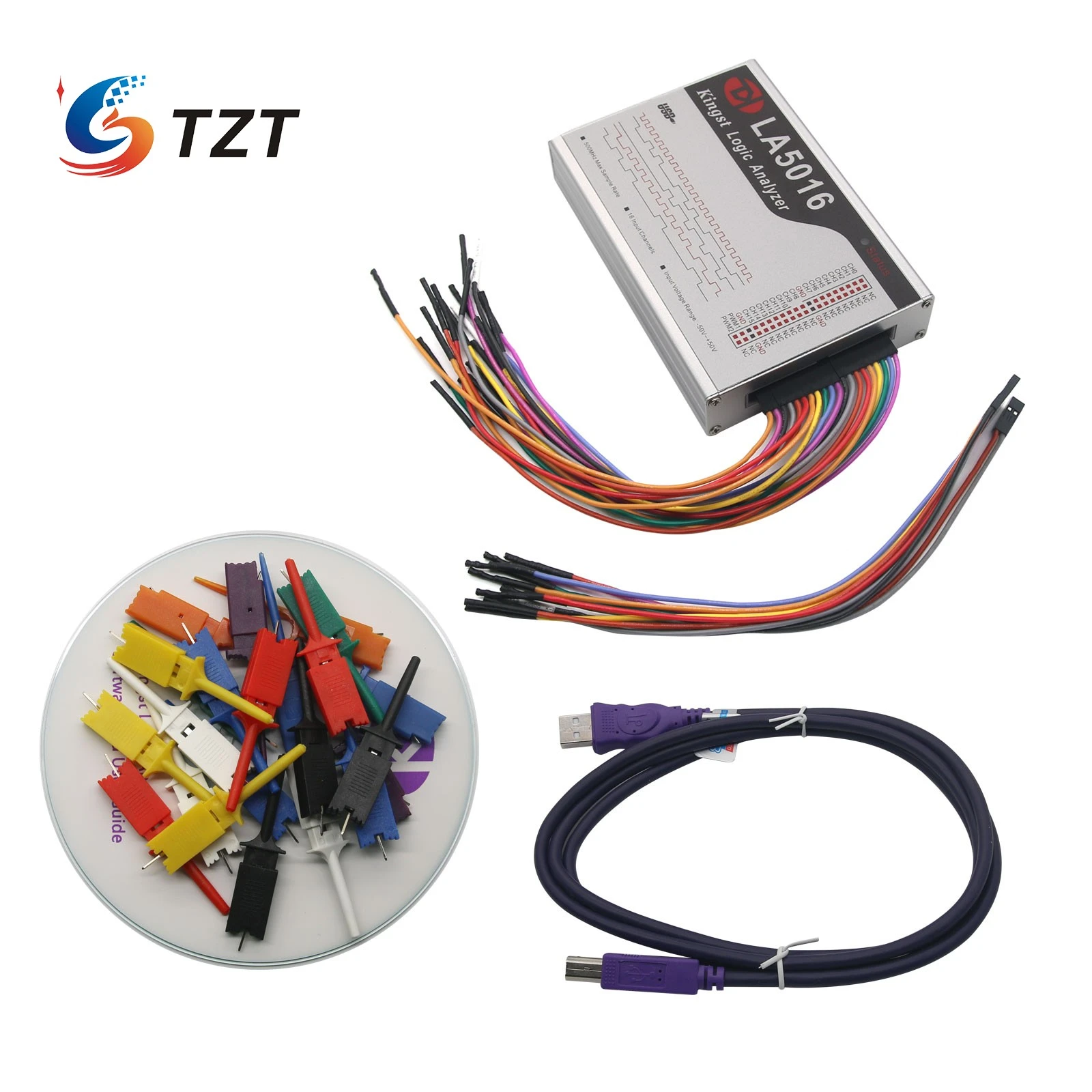 Kingst La5016 Usb Logic Analyzer 16channels 500m Max Sample Rate 10b