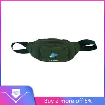 

2019 New Fashion Plush Satchel Chest Bag Casual Canvas Waist Belt Bag Pochete Wild Simple Shoulder Messenger Bum Bag Pouch #C11