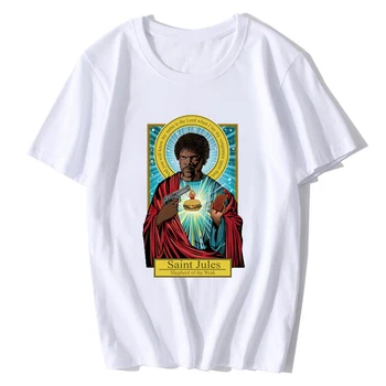

Movie Pulp Fiction Tshirt Women Tumblr Harajuku Kawaii Aesthetic Plus Size Cotton Skipoem Short Sleeve Tee Shirt Femme Top Tees