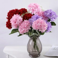 5 головок цветок из искусственного шелка свадебное цветочное Мыло свадебный букет из роз для домашнего свадебного декора шелковые цветы оптом