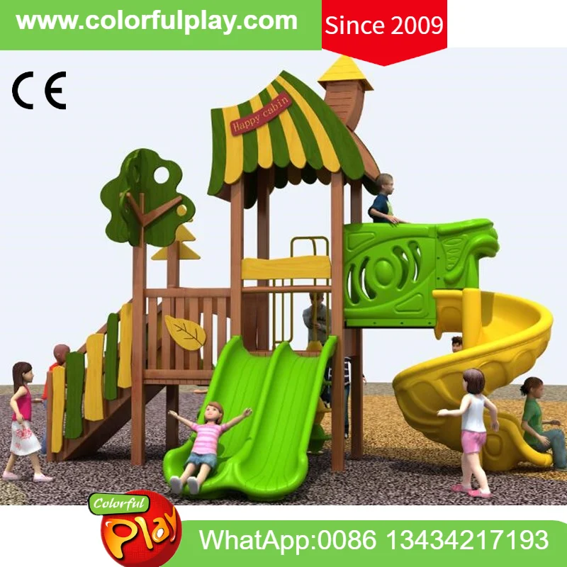 Wooden Commercial Playground Equipment