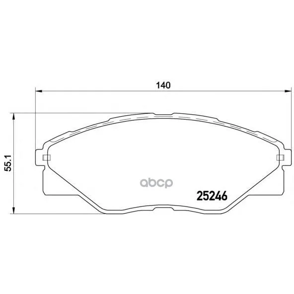 Колодки Тормозные P83137 Brembo арт. P83137