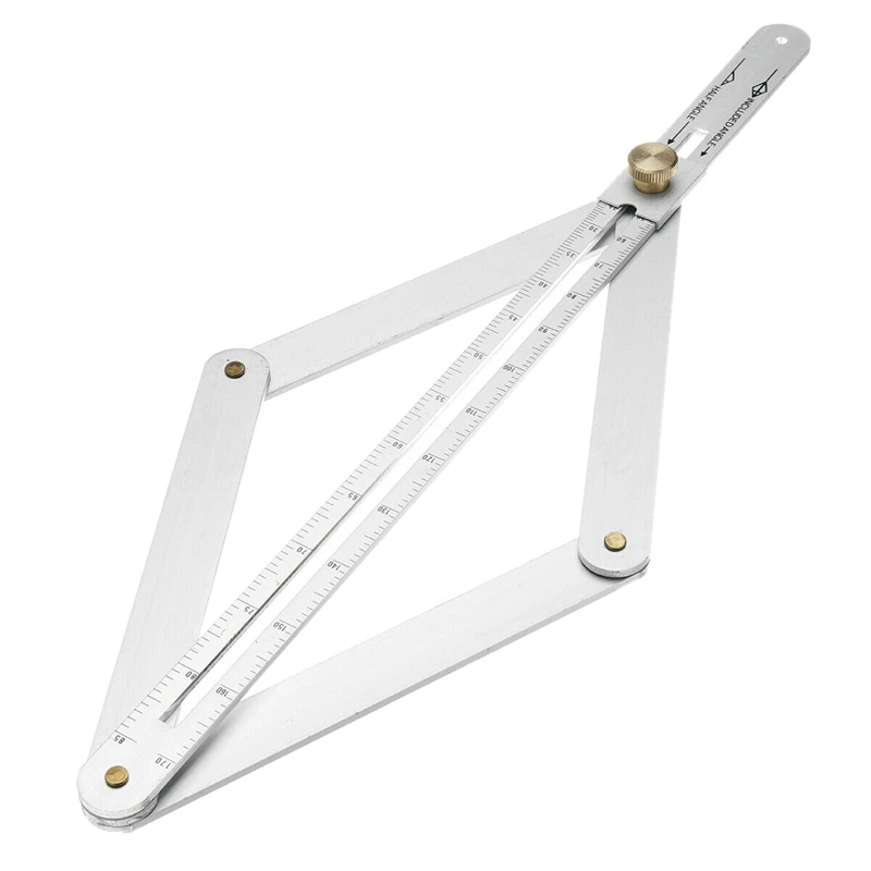 

15 Inch Universal Miter Angle Measuring Tool Ruler Frame Aluminum alloy Protractor Multi-Angle Measurement Woodworking Tools