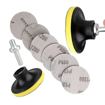 

8pcs Scouring Sanding Discs Polishing Pads Cleaning 800 1200 2000 Grit Tool Set