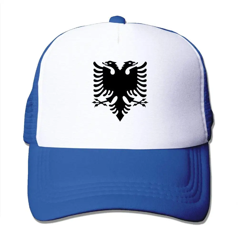 Бейсбольная кепка с регулируемой сеткой в стиле унисекс с изображением черного орла