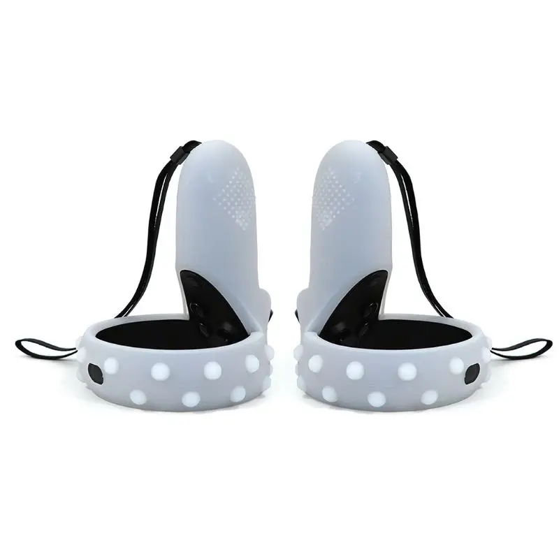 1 комплект пылезащитный мягкий силиконовый защитный чехол для Oculus Quest/Rift S VR защитные аксессуары#917 - Цвет: Белый