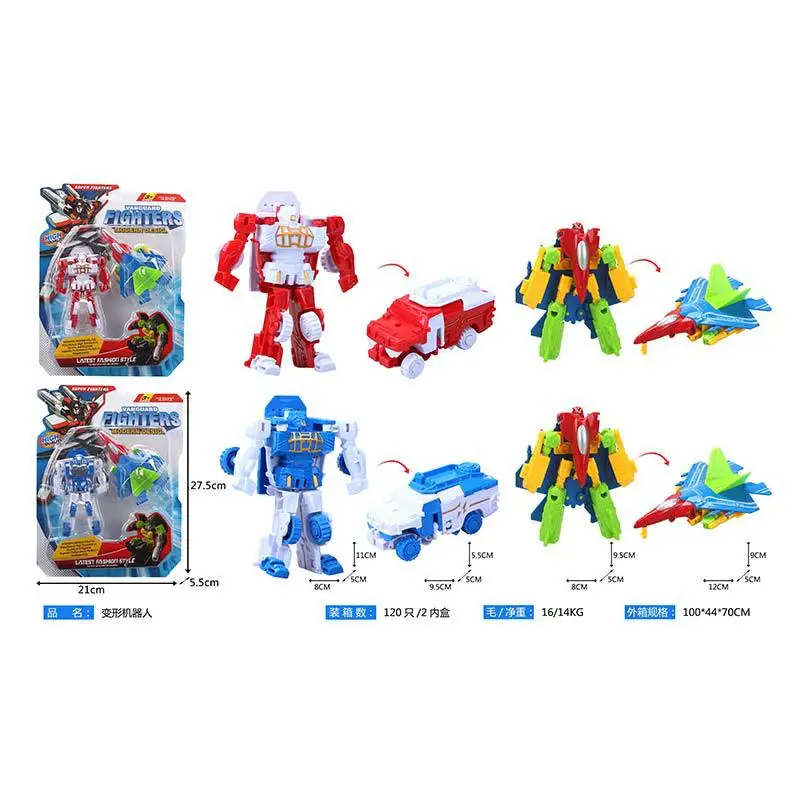 

Deformation Robot Car Transformation Toy Children'S Educational Transformer Toy Square Stall Hot Selling