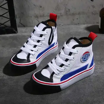

Children Runing Shoes 2020 New Spring Casual Shoe Boys Girls Sport Shoe Kids Black White Student Footwear Canvas Skate Shoe
