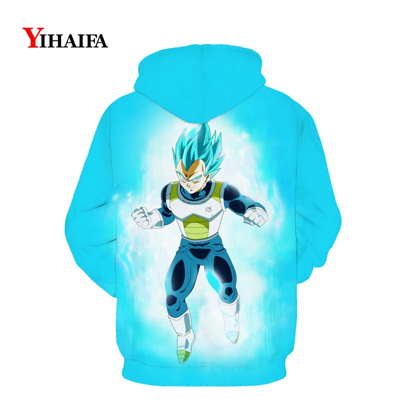 Мужские толстовки аниме 3D принт Dragon Ball Z Толстовка Harajuku пуловер Повседневная Толстовка мужская dbz фигура Спортивная Толстовка пальто