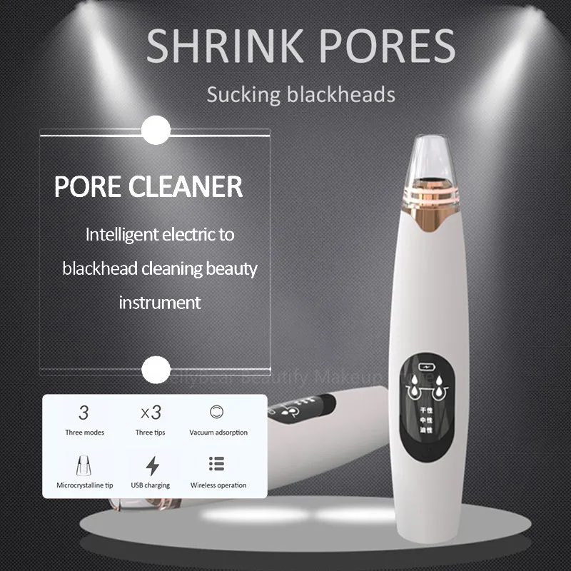 Fast Delivery！usb Blackhead Black Dot Remover Face Pore Vacuum Skin