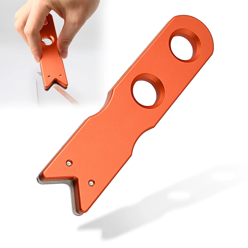 FOSHIO 안전 트리머 스퀴지 스카이빙 나이프 자동차 포장 플라스틱 하드 ..