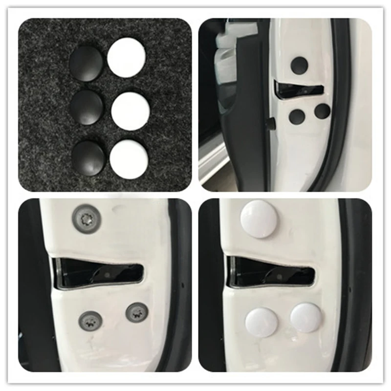 12 шт. автомобильные дверные замки для Mitsubishi Outlander ASX Lancer L200 Mirage Pajero Galant|cover for