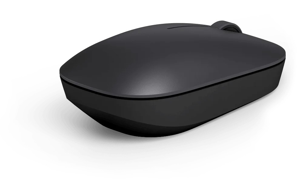 Оригинальная беспроводная мышь Xiao mi, 1200 точек/дюйм, 2,4 ГГц, оптическая мышь mi ni, портативная мышь для Macbook mi, ноутбука, компьютера, мыши - Цвет: black