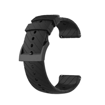 

Ouhaobin Watch Band New Silicone Bracelet for Suunto 9 Replacement Band 24mm Silicone Strap Smart Accessories 1216#2