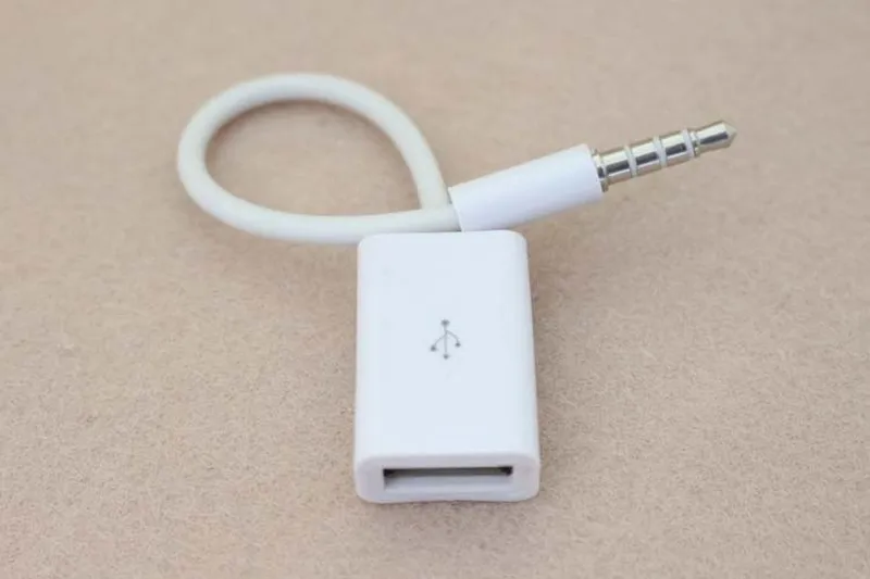 Автомобильный MP3 3 5 мм штекер AUX аудио разъем USB 2 0 Женский конвертер кабель для