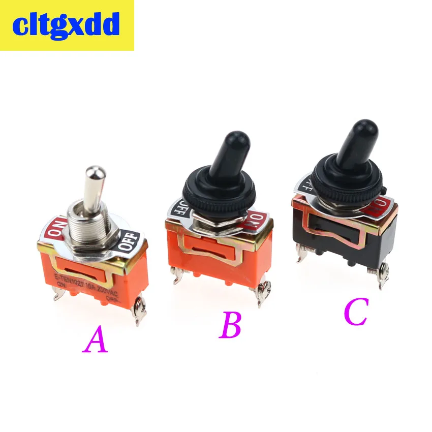 

cltgxdd 1 pc SPST 2Pin Heavy 15A 250V ON/OFF Rocker Toggle Switch Waterproof Boot Waterproof Rocker Switch Button